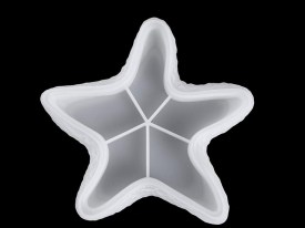 Molde silicona platito estrella chico